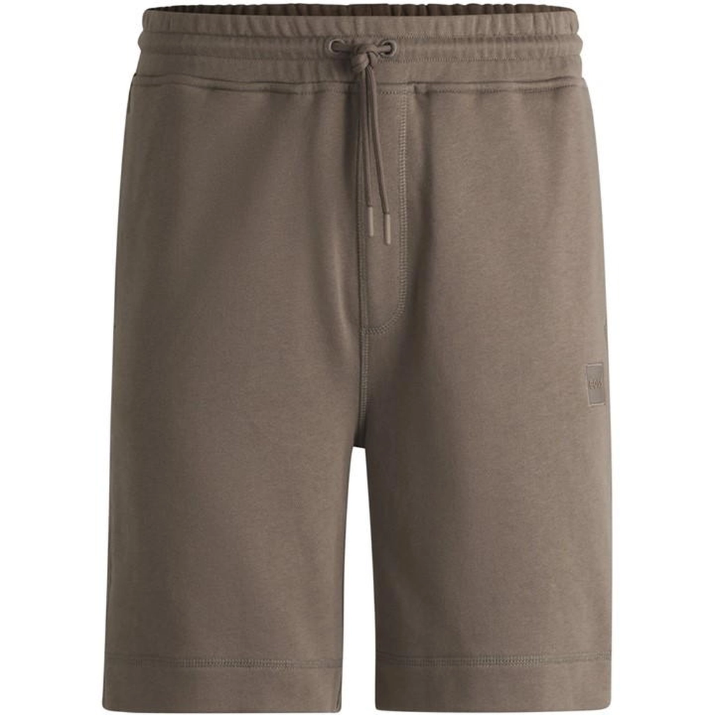 Hugo Boss Men's Jogger Fleece Shorts - Beige